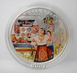 Cook Islands, 5 Dollars Dear Godmother, 1 Oz silver coin 2010 +ukr. X-mas 2011