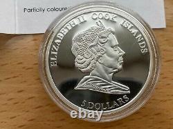Cook Islands, 5 Dollars Dear Godmother, 1 Oz silver coin 2010 +ukr. X-mas 2011