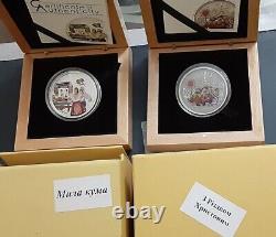 Cook Islands, 5 Dollars Dear Godmother, 1 Oz silver coin 2010 +ukr. X-mas 2011