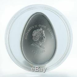 Cook Islands 5 Dollars Little Thermo Chick Easter Egg Silver coin 2009