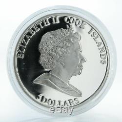 Cook Islands $5 Hollywood Legends Marilyn Monroe silver, proof, coin 2011