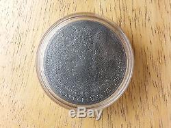 Cook Islands $5 Moon 40th & 50th Anniversary Lunar Meteorite silver 2009 Coin
