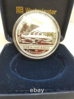 Cook Islands $5 Silver Proof R. M. S. Titanic Coin With Authentic Coal Insert