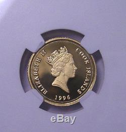 Cook Islands 50 Dollars 1996 Gold NGC PF69UC Mickey and Minnie