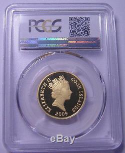 Cook Islands 50D 2009 Gold 1/2oz PCGS PR68DCAM Hello Kitty only 1000 minted Rare