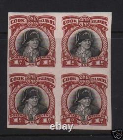 Cook Islands #85 XF/NH Imperf Block