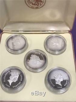 Cook Islands Australia Fauna Threatened Species Colored Silver Coin Series