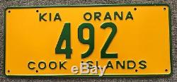 Cook Islands License Plate