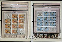 Cook Islands Mint NH Stamp Collection in Mounts on Stock Pages