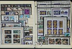 Cook Islands Mint NH Stamp Collection in Mounts on Stock Pages