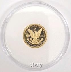 Cook Islands Morgan Dollar Gold Coin 1/10 oz of. 24 Gold 2025