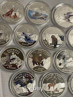 Cook Islands National Park Proof Coin Collection