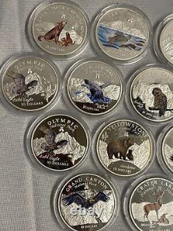 Cook Islands National Park Proof Coin Collection