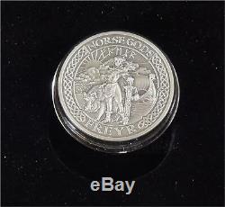 Cook Islands Norse Gods FREYR 2 oz. 999 Silver Antiqued Coin COA Ebay Bux