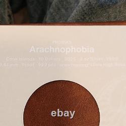 Cook Islands Phobias Arachnophobia 2025 10 Dollar 2 oz. 9999 Silver Proof Coin