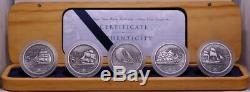 Cook Islands Silver Five Coin Set The Ships That Made Australia