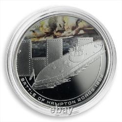 Cook Islands WAR SHIPS FAMOUS NAVAL BATTLES Set of 5 Silver Proof Coins