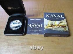 Cook Islands WAR SHIPS FAMOUS NAVAL BATTLES Set of 5 Silver Proof Coins