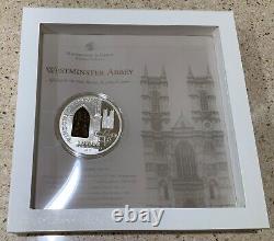 Cook Islands Windows of Heaven London Westminster Abbey $10 2011 Silver Coin