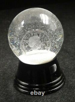 Cook Islands Winter Wonderland Globe 1/10 Oz Silver Coin $1 2017, Limited Edition