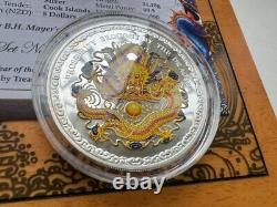 Cook Islands Year of the Dragon prosperity Silver coin 1 Oz 2012 year