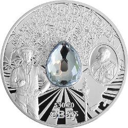 Cook islands 2015 10$ Great Star of Africa Diamond 2oz Silver. 999 Proof