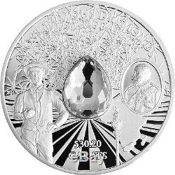 Cook islands 2015 10$ Great Star of Africa Diamond 2oz Silver. 999 Proof