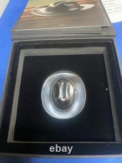 Cowboy Hat 2024 $5 1 oz Silver Antique Finish Coin Cook Island
