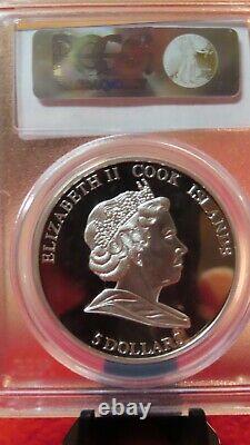 Don Juan de Austria Battle of Lepanto 5$ Cook Island Silver Coin 2010 PCGS PR69