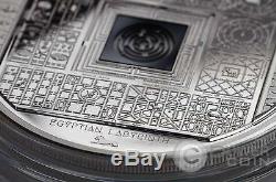 EGYPTIAN LABYRINTH Milestones of Mankind Silver Coin 10$ Cook Islands 2016