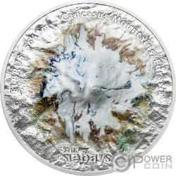 ELBRUS 7 Summits 5 Oz Silver Coin 25$ Cook Islands 2021