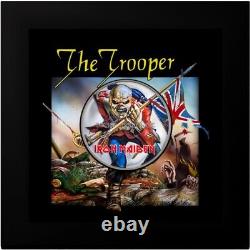 Eddie the Trooper Iron Maiden 1 oz proof silver coin Cook Islands 2023