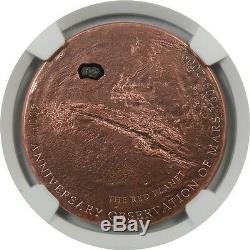 Ek // 5 dollars Silver Cook Island 400 Year of the Observation of Mars NGC PF68