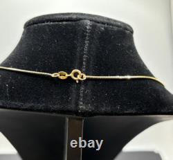 Elizabeth II 1990 Cook Islands 25 Dollar Gold Coin on a 14K Gold 20 Box Chain