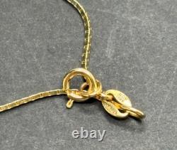 Elizabeth II 1990 Cook Islands 25 Dollar Gold Coin on a 14K Gold 20 Box Chain