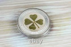 Four Leaf Clover 2018 Palau $5 Silver Coin Pf 70 Uc Er