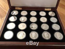 Franklin Mint The Millenia Silver Coin Collection 1997 Cook Islands