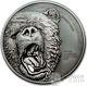 GRIZZLY BEAR Ursus American Predators 2 Oz Silver Coin 10$ Cook Islands 2017