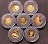 Gold Miniature Collection 1/25 oz. 999 Fine Proof Coins CoA Select from Menu