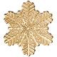 Golden Snowflake Goldmünze Cook Islands 0,5 g 9999 AU coin with COA & BOX