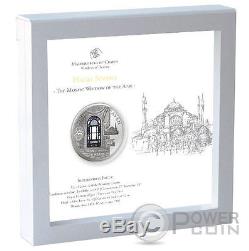 HAGIA SOPHIA Windows Of Heaven Cathedral Silver Coin 10$ Cook Islands 2016