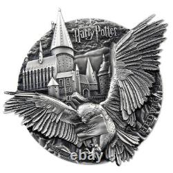 HEDWIG Harry Potter 5 Oz Silver Coin NGC 70 FR $5 2023 Cook Islands 499 Made
