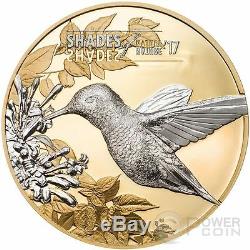 HUMMINGBIRD Shades of Nature Silver Coin 5$ Cook Islands 2017