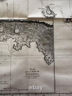 Hawaii Sandwich Islands 1785 Capt. Cook Roberts & Benard important early map