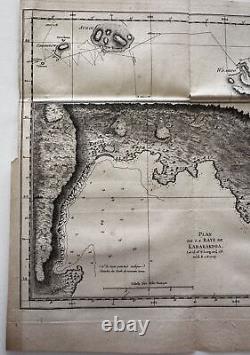 Hawaii Sandwich Islands 1785 Capt. Cook Roberts & Benard important early map