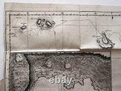 Hawaii Sandwich Islands 1785 Capt. Cook Roberts & Benard important early map