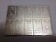 Heimerle & Meule 10 x 10 g gram 2012 Cook Islands. 999 Silver Combi Bar