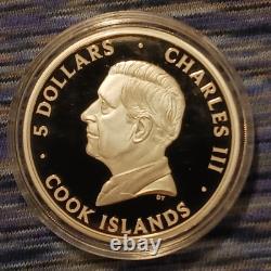 IN MEMORIAM POPE FRANCIS 1 Oz Silver Coin 5$ Cook Islands 2025
