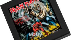 IRON MAIDEN 1oz Silver Coin The Number Of The Beast 2022 COOK ISLANDS $5 Dollars