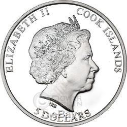 JUDAEAN DESERT HolyLand Sand 1 Oz Silver Coin 5$ Cook Islands 2015